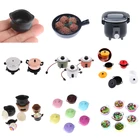 112 миниатюрный кукольный домик, кухонные аксессуары, мебель, Мини рисоварка, кукольный домик, Декор, детская игрушка для ролевых игр