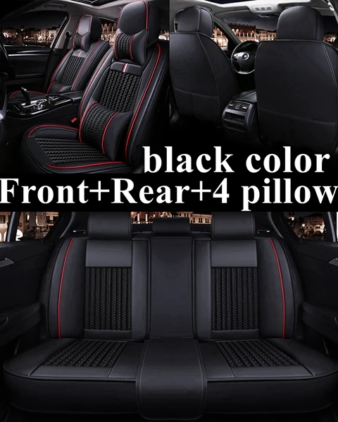 Полный Чехол для автомобильного сиденья для Dacia duster Logan DODGE Challenger Ram Rampage caliber Nitro NEON Caravan jource Dart Avenger - Название цвета: black luxury