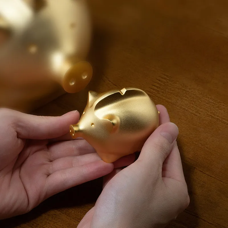 

Museum Co-Produced "Little Wild Boar" Real Gold Plated Home Accessories Gift
