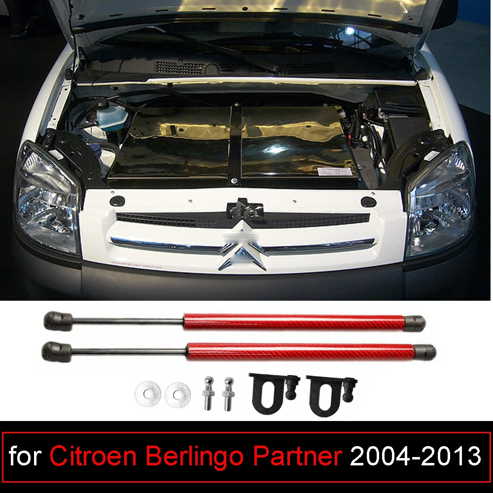 

for Citroen Berlingo Partner I M59 2004-2013 for Peugeot Ranch Front Hood Bonnet Modify Gas Struts Shock Damper Lift Supports