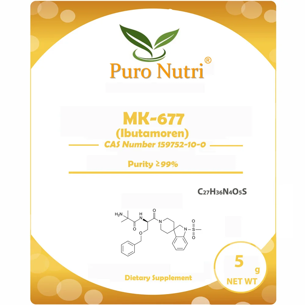 PuroBiotech MK677 (Ibutamoren) Sarm677 toz gerçek yüksek Prity yüzde 99