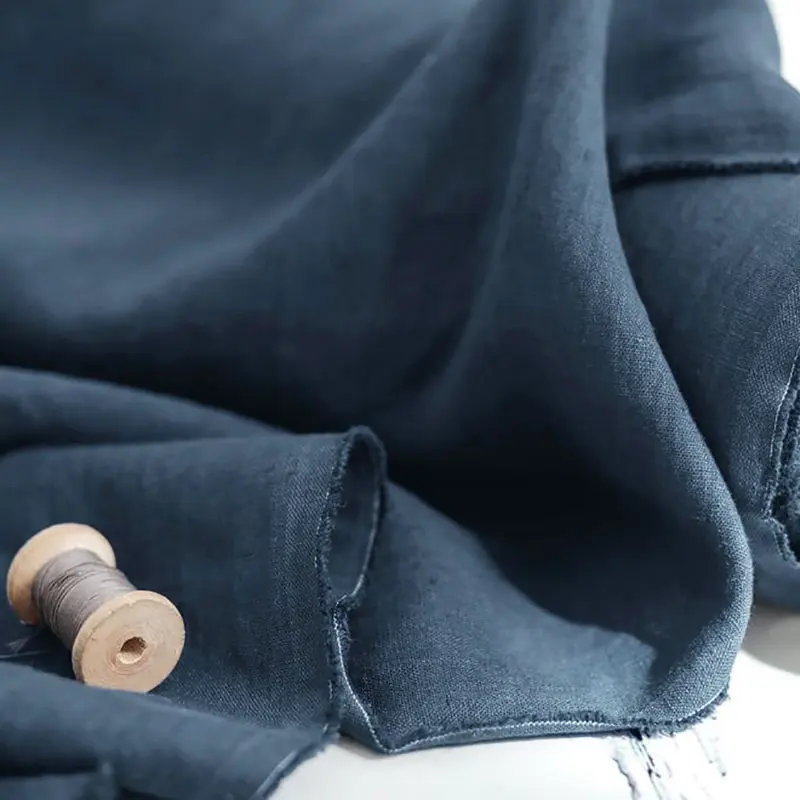 100% белье ткань на метр ширина 280 см льняная для шитья одежды постельного белья