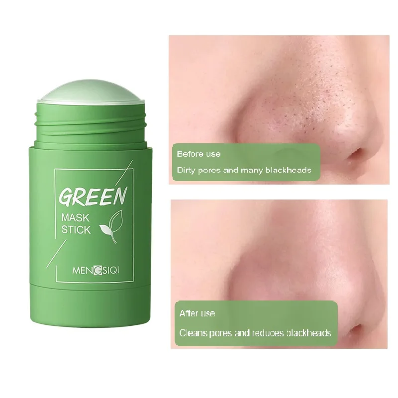 1 шт. Зелёный Чай Очищающий однотонный маски масло Управление анти для пор против
