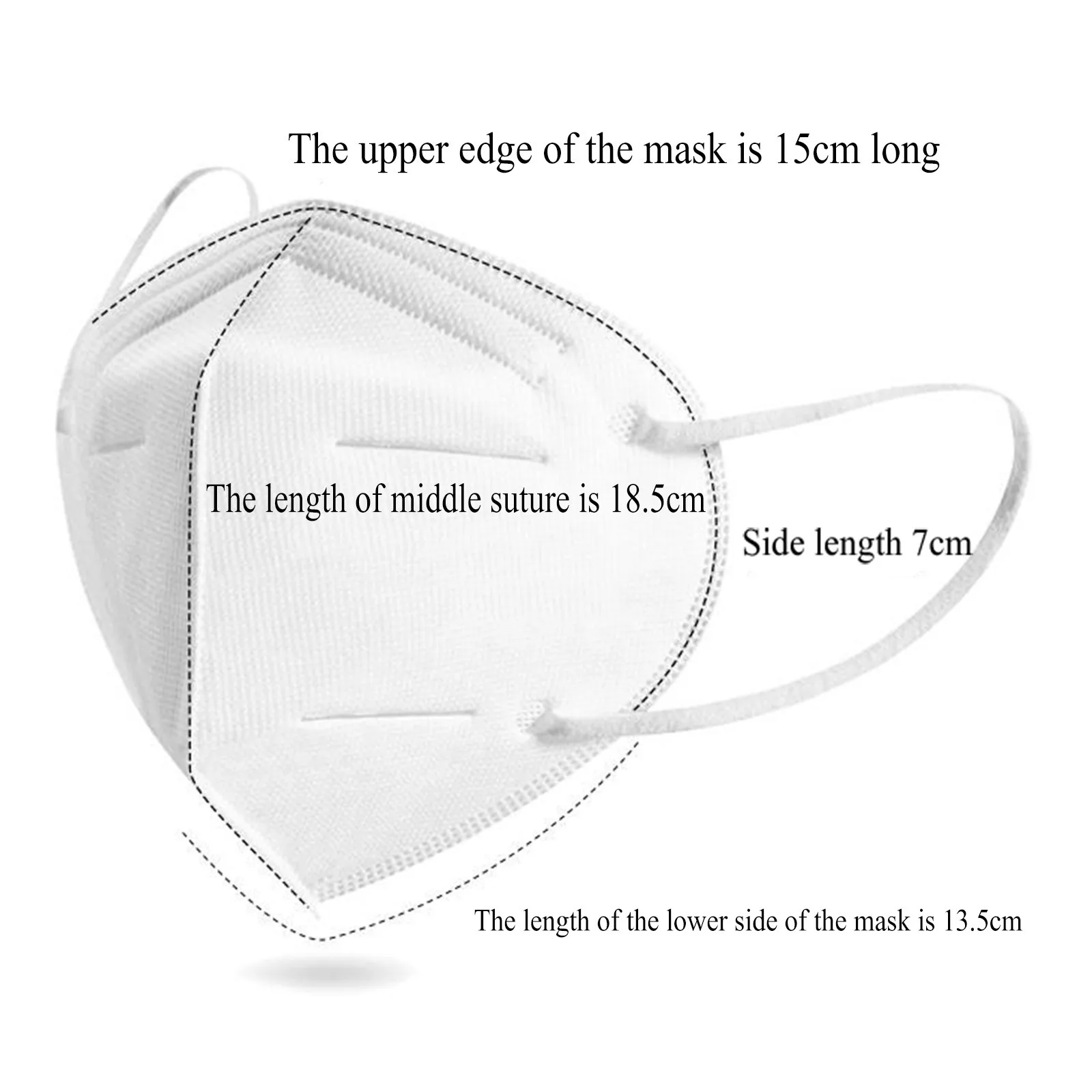 

5-layer High-density Mask Windproof Foggy Haze Pollution Respirator Pm2.5 Face Cover Wind Mist Pollution Protection Filter R2