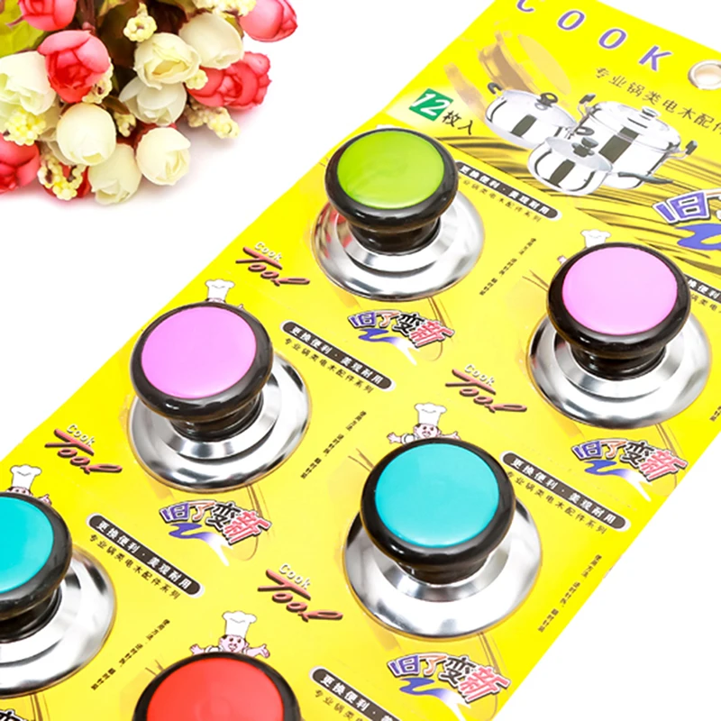 1 шт. Замена Ручка Рукоятка вок кастрюля Стекло Крышка Посуда с защитой от