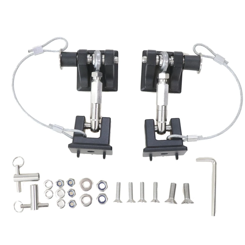 

Retro Style ​Car Exterior Lock Hood Latch Catch Decoration Engine Cover Protect for Jeep Wrangler JK 2007-2017