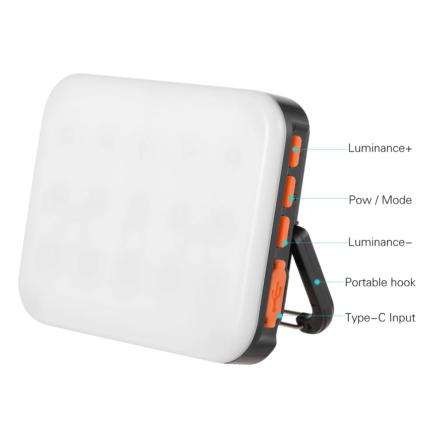 Многофункциональная СВЕТОДИОДНАЯ лампа для селфи со встроенным аккумулятором