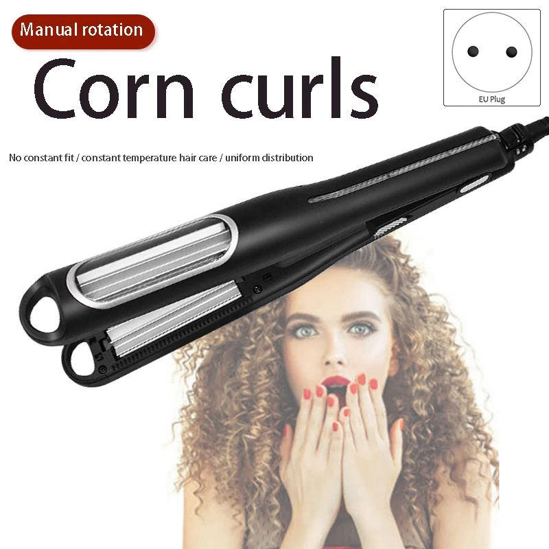 Автоматические щипцы для завивки волос плойка с кукурузными пластинами женщин