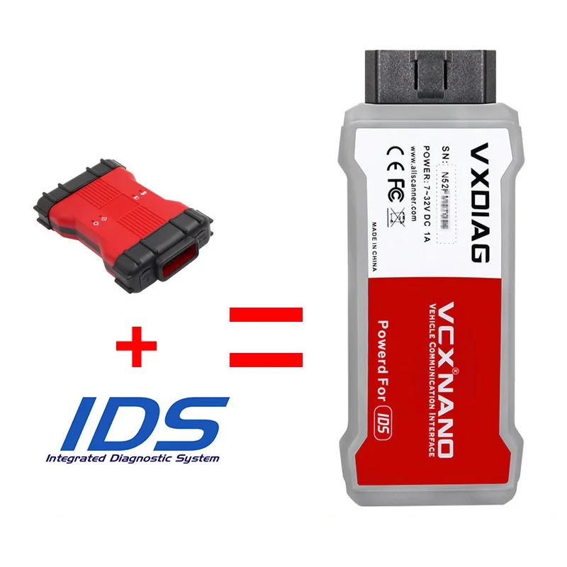 for Ford Mazda usb VXDIAG VCX Nano для Ford/Mazda 2 в 1 с IDS OBD OBD2 wifi автомобильный диагностический инструмент Поддержка автомобиля до года многоязычный - Цвет: for Ford Mazda usb