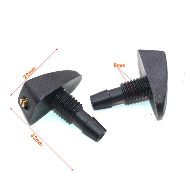 2Pcs/set Car Front Windshield Water Spray Wiper Sprinkler For mercedes amg nissan juke 307 vw golf 7 bmw e90 w205 | Автомобили и