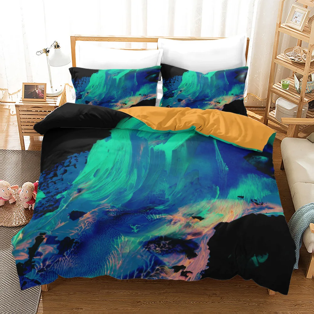 Комплект постельного белья из 3 предметов роскошный набор полиэстера с