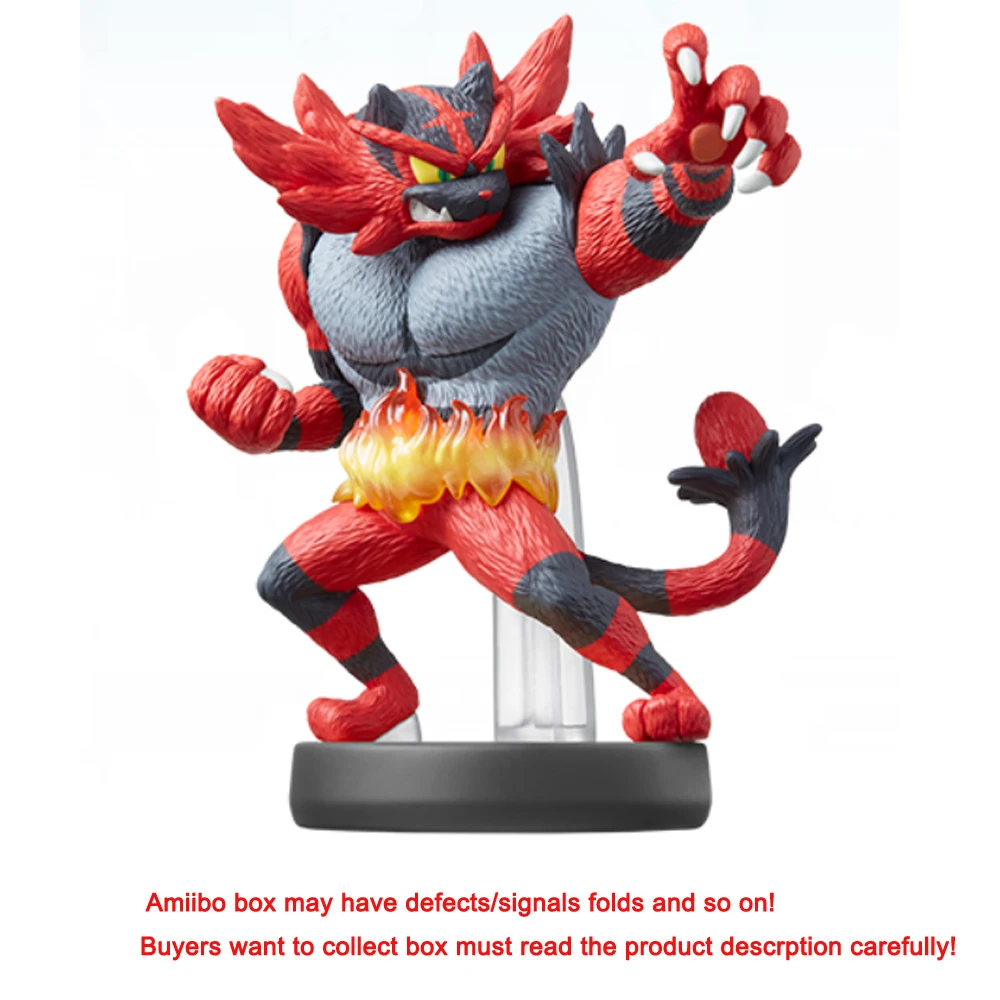 Incineroar Фигурка Amiibo Super Smash Bros. Серия Для nintendo переключатель Фирменная Новинка - Цвет: Incineroar