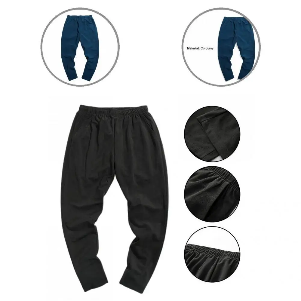 

Повседневные моющиеся современные весенние брюки, 2 цвета, 5 размеров, весенние брюки с эластичным поясом для свиданий