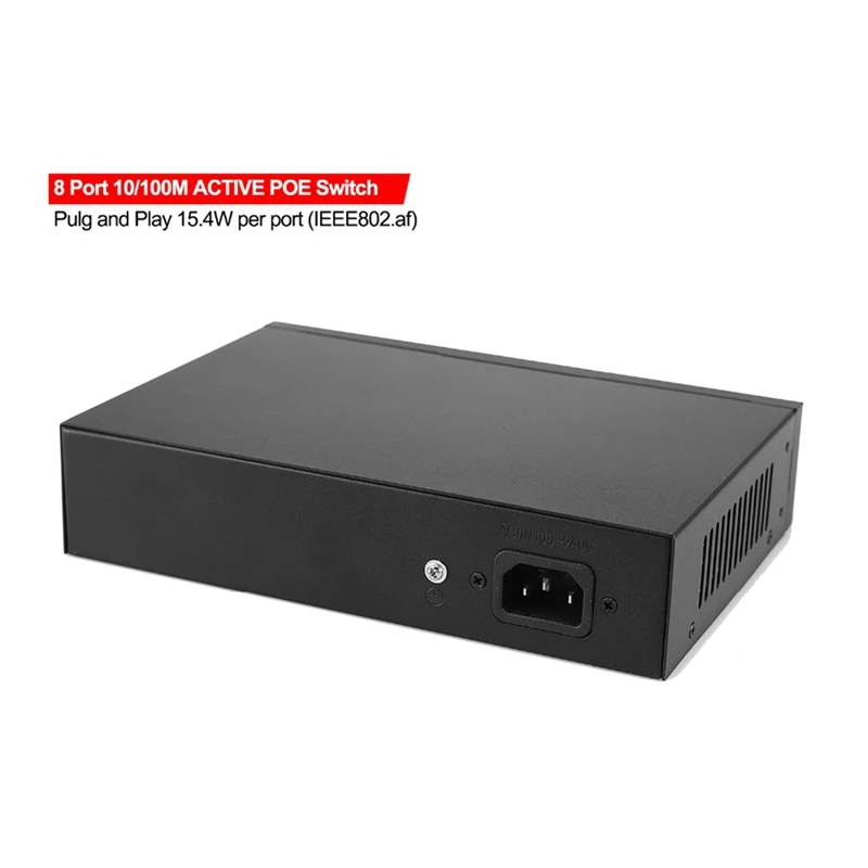10 Порты и разъёмы переключатель 8POE 2 канала 802.3Af/At 120W встроенный Мощность Vlan до 250 м