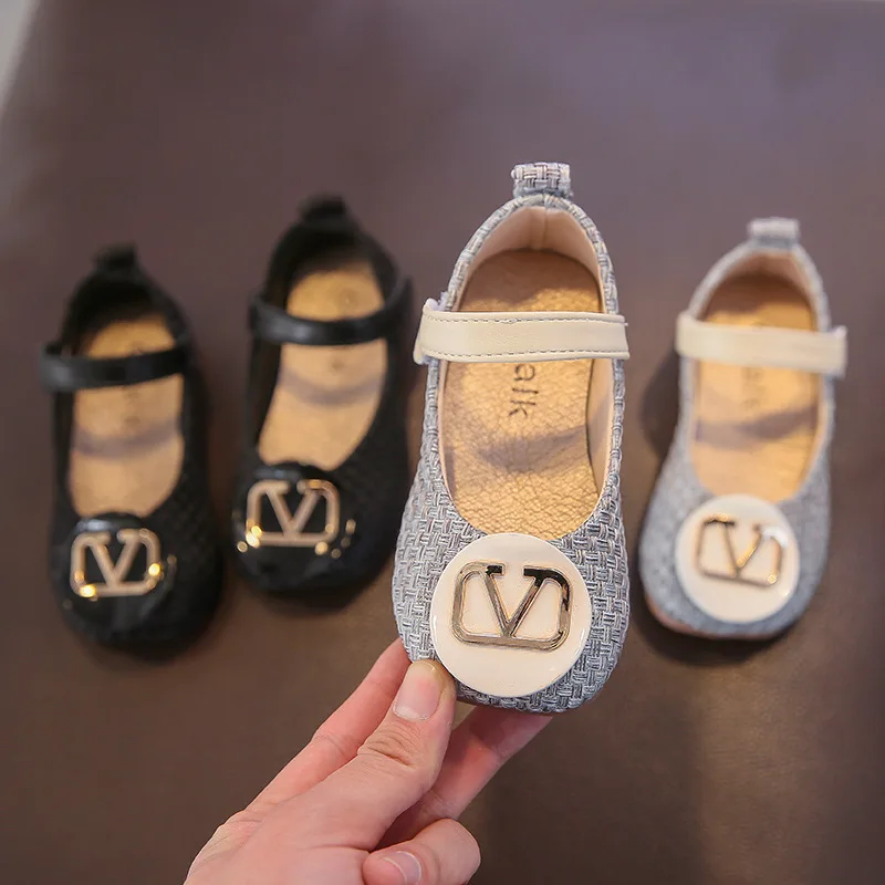 

Girls Shoes 2021 Spring Autumn New Korean Girls Baby Shoes Bow Fashion Princess Shoes Shallow Bukkle Mary Janes Flats Shoes
