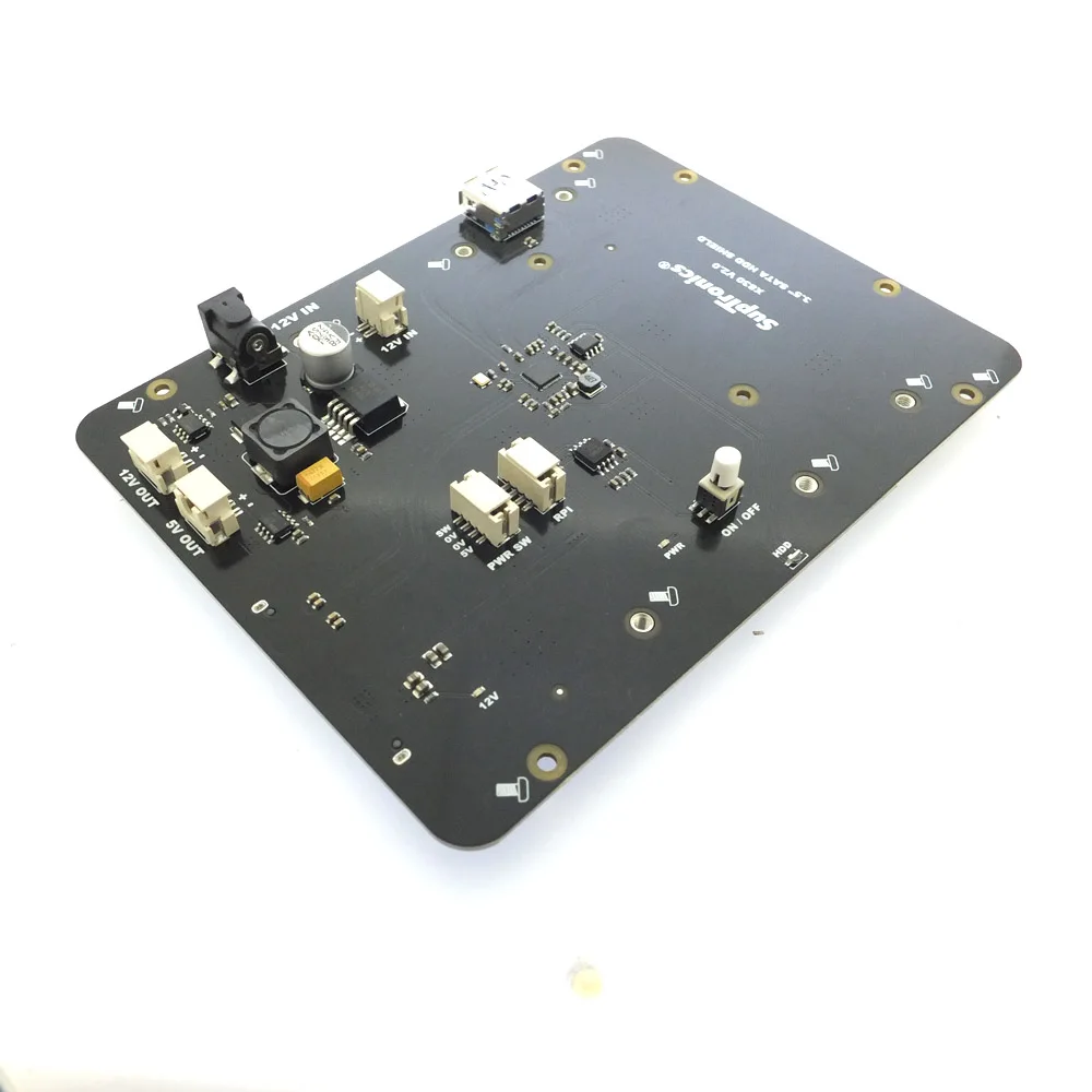 Плата расширения Raspberry Pi 2 3 B + Plus/3B X830 V2.0 HDD с функцией отключения Veilig 5 &quotSATA Opslag Module