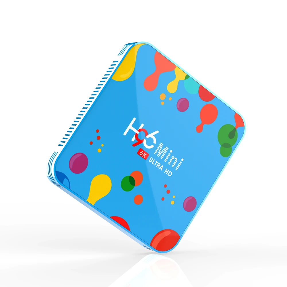 H96 mini H6 android TV Box Android 9 0 HD 6K H.265 Netflix Account M3u Smart с дистанционным управлением