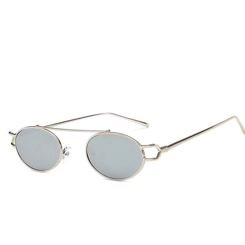 

Fashion Oval Sunglasses Vintage Shades Summer UV400 Bike Sun Glasses for Women Eyeglasses Travel Small Frame Cycling Eyewear