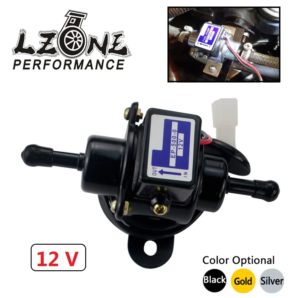 LZONE- 12V Electric fuel pump EP-500-0 035000-0460 12585-52030 diesel gasoline pertrol case For Kubota Yanmar Cub Cadet Engine