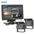 Автомобильный HD-монитор с 7-дюймовым TFT ЖК-дисплеем, ночное видение, 2x4 контакта