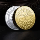 ЗолотистаяСеребристая криптовалюта догкоин Ada Кардано Биткоин TRX QTUM IOTA криптовалюта отличный подарок художественная коллекция физическая монета