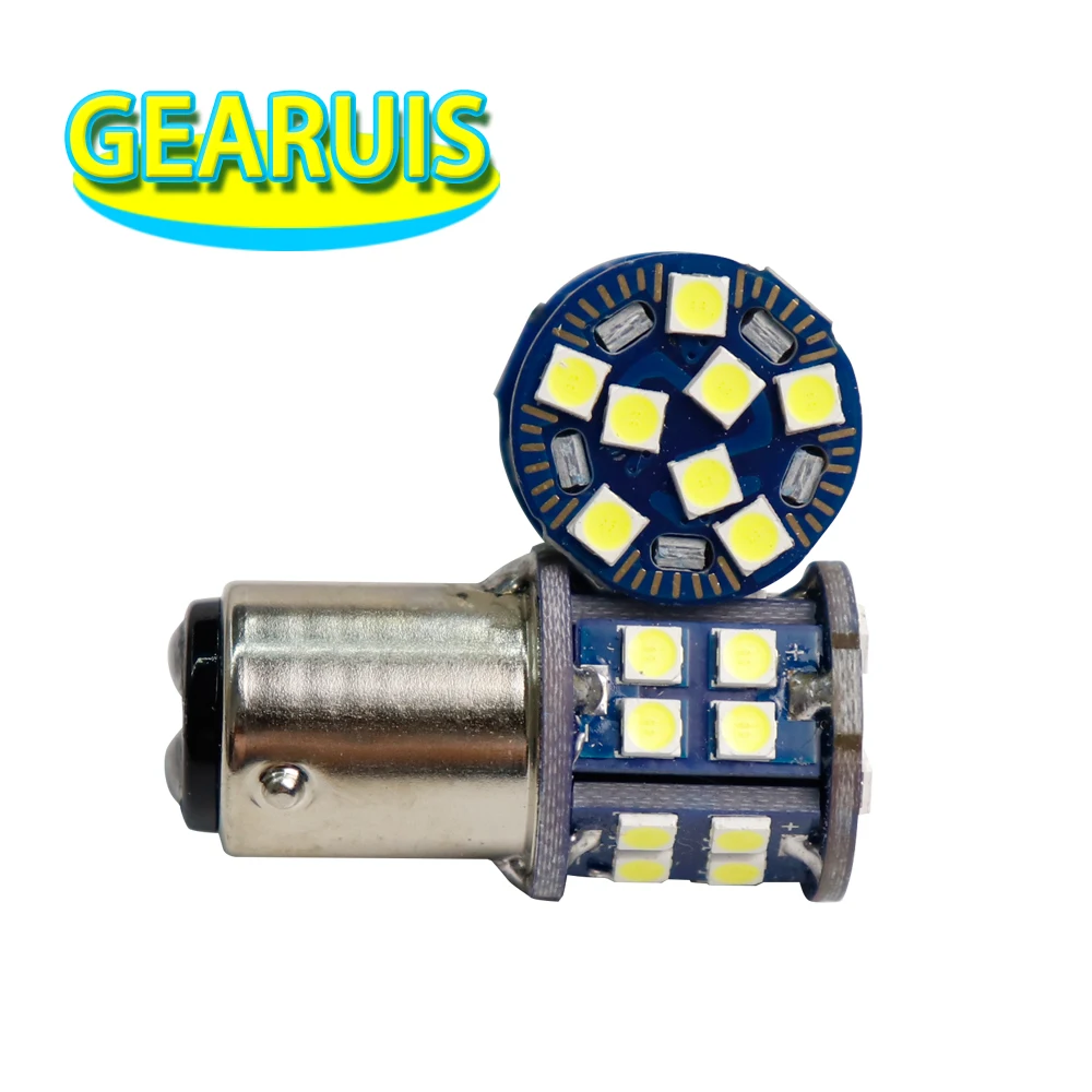 10X 1157 BAY15D 28 SMD 3030 светодиодный 2 чипов P21W 1156 BA15S T20 74440 7443 W21W DRL сигнала поворота Стоп