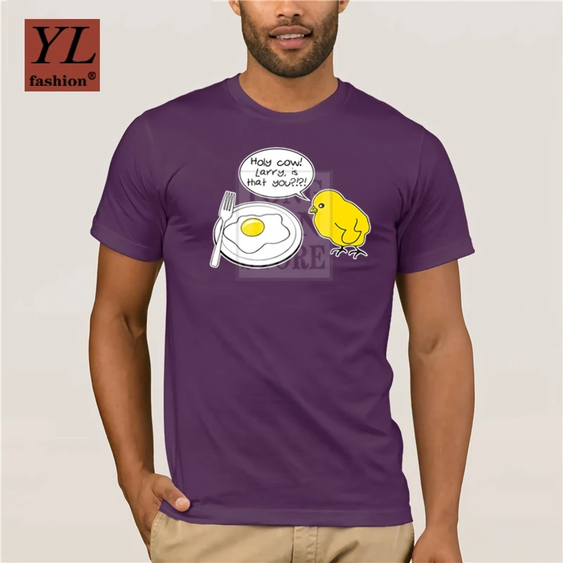 

New Trendy Fashion Printed men's T Shirt 100% Cotton chick egg trendy Creative Graphic T Shirt Top Personality T Shirt