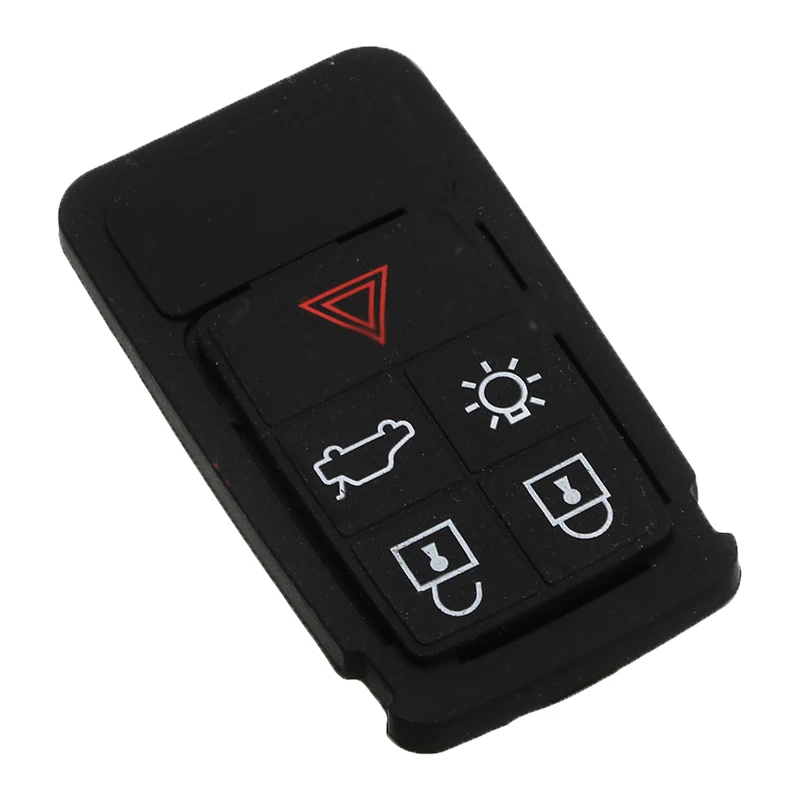 5 Buttons Remote Key Pad Rubber Mat FOB Silicone Case For Volvo S60 S80 XC70 XC90 Replacement Parts Auto Accessories | Автомобили и