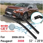 Автомобильные стеклоочистители лобовое стекло резиновые силиконовые сменные Дворники для Peugeot 3008 2008-2016 LHDRHD 32 