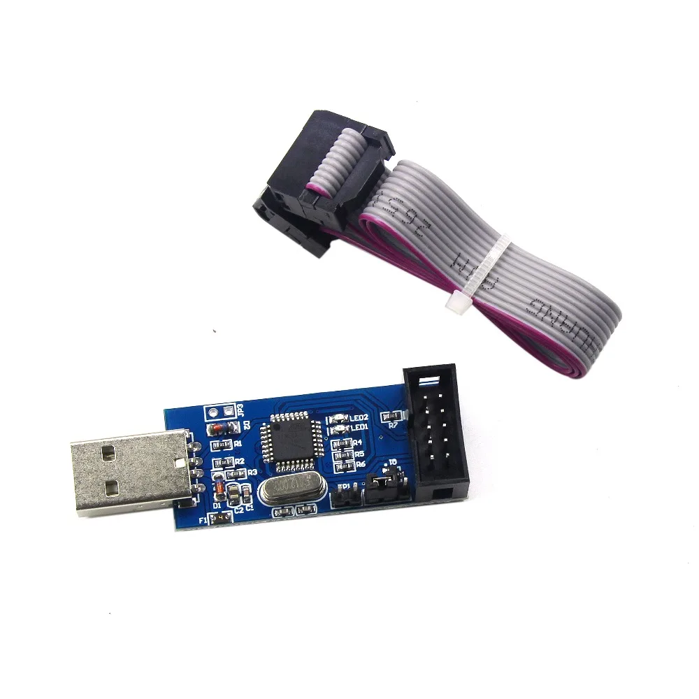 USBASP USBISP AVR программист USB ISP USB ASP ATMEGA8 ATMEGA128 Поддержка Win7 64K
