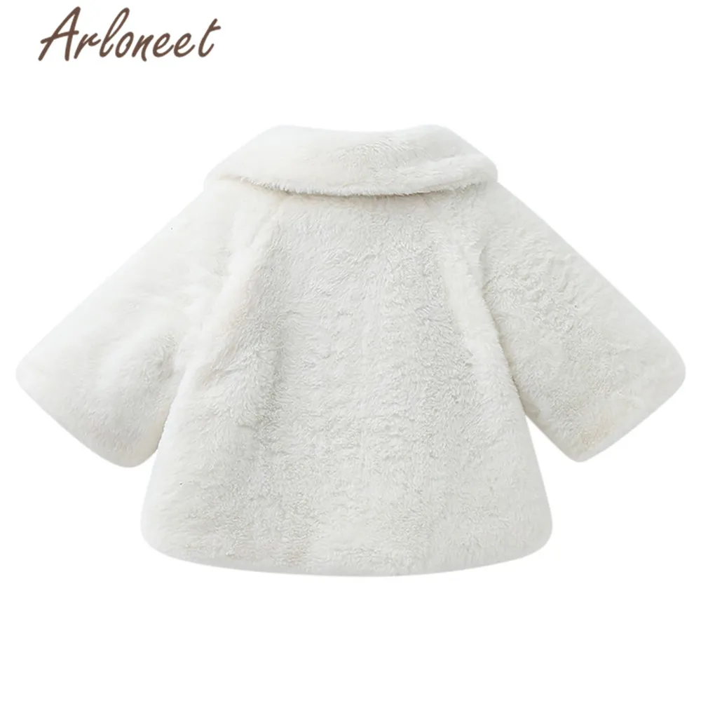 ARLONEET пальто для маленьких девочек теплая зимняя плотная с цветочным принтом