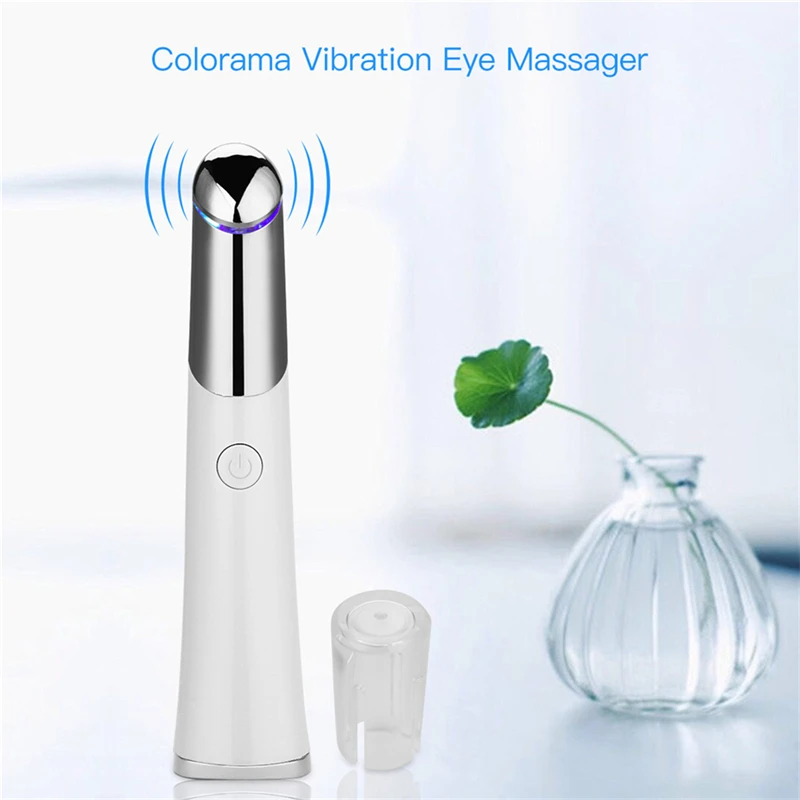 

Electric ionic Eye Face Massager Anti Ageing Eye Wrinkle Massager heating Dark Circle Removal 2 Modes Beauty Care Pen Massage