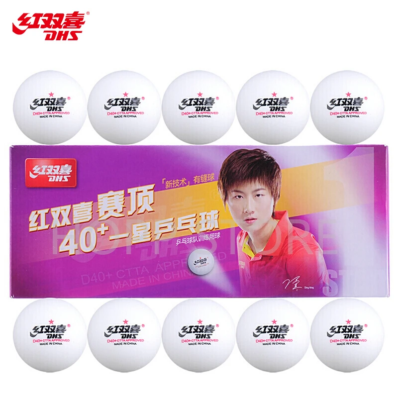 

20 Balls DHS Table Tennis Ball DHS D40+ 1-STAR Plastic ABS Original DHS Ping Pong Balls