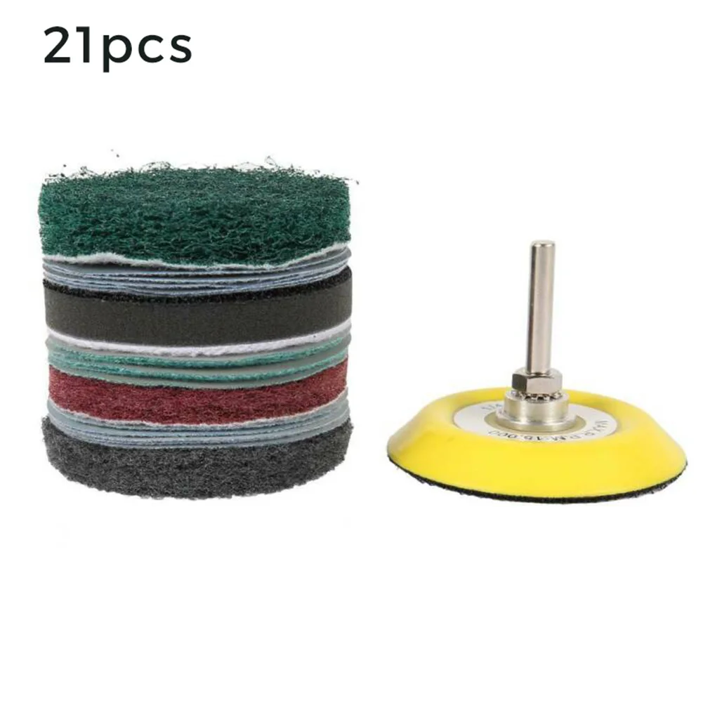 

Waxing Pad 21PCS Polishing M16 Bit Adapter Cleaning For Polisher Drill