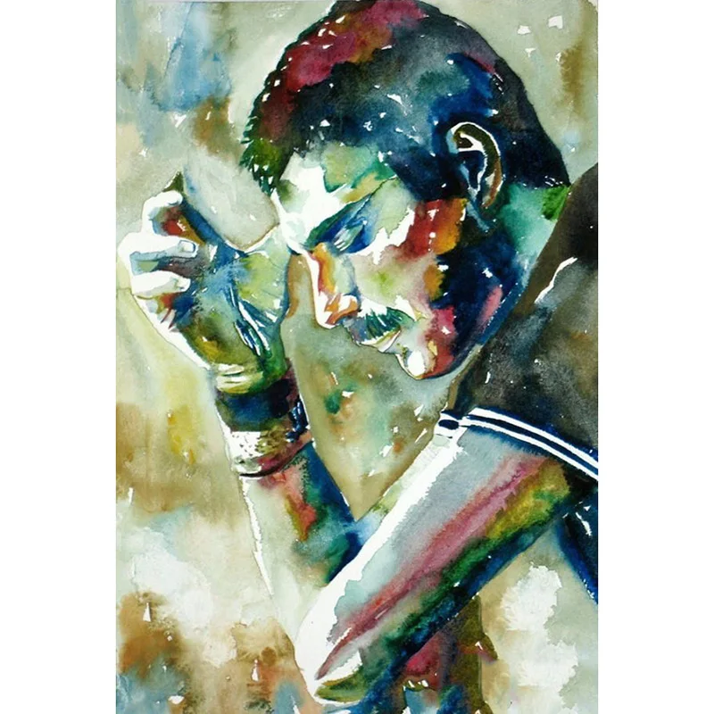 Полная квадратная/круглая сверкающая картина Фредди Меркури 5D DIY вышивка мозаика королевы декоративная картина Пэйнт Бай Диамандон.