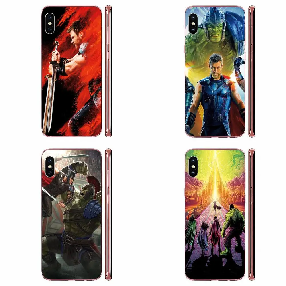 Transprent Caess Thor Ragnarok для Samsung Galaxy Note 8 9 10 Pro S4 S5 S6 S7 S8 S9 S10 S11 S11E S20 Edge Plus Ultra|Бамперы| |
