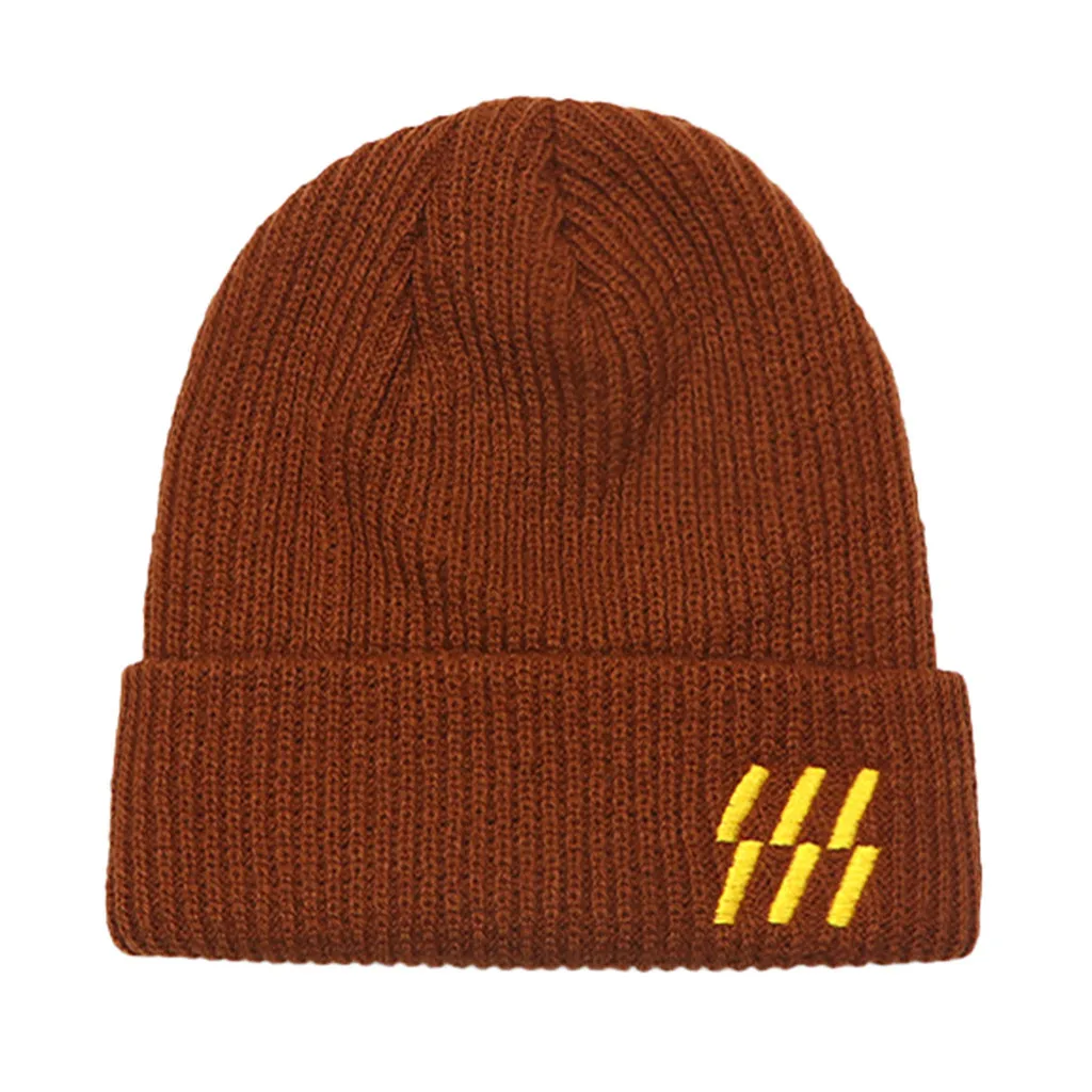 Модная осенне-зимняя детская вязаная шапка хлопковая шерстяная для маленьких