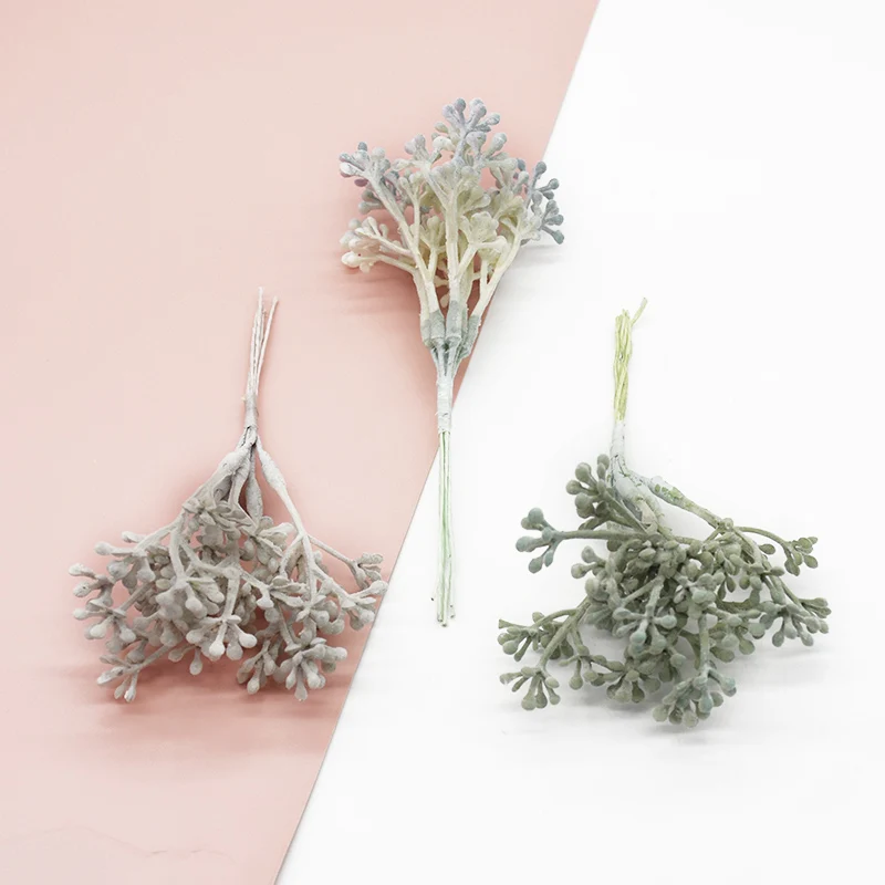 

6 pieces Artificial plant Wedding decoration Home decoration accessories New Year Candy box Christmas Potted plants Bonsai Gifts