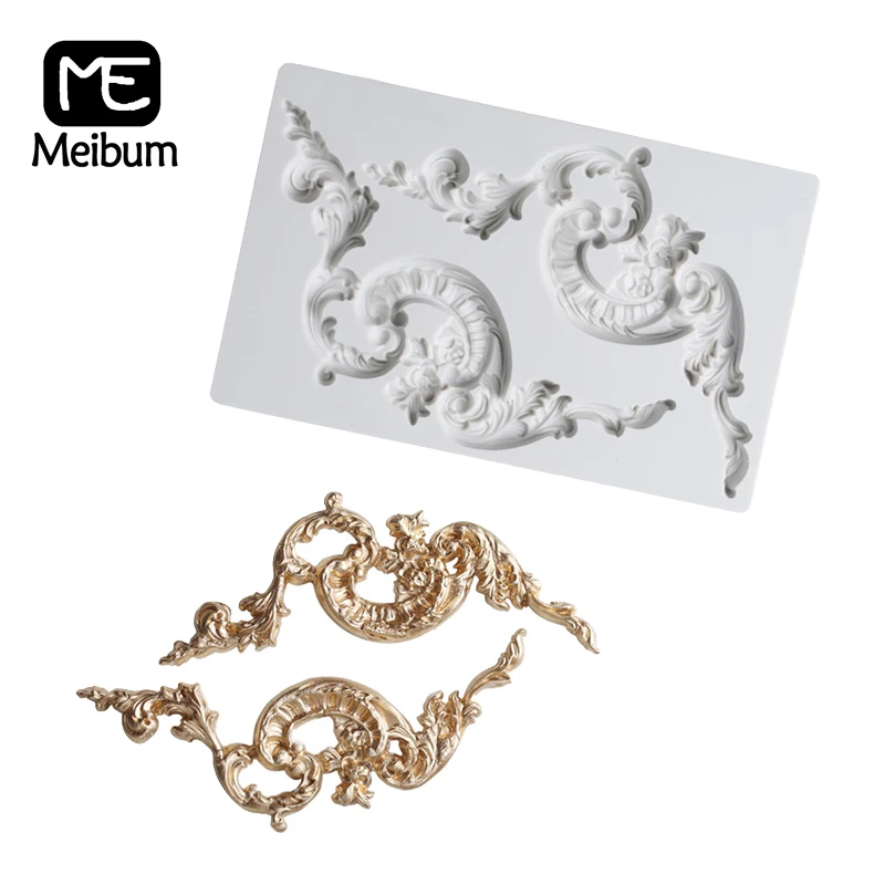 Meibum Европейский тисненый помадка силиконовая форма Свадьба Sugarcraft Кондитерская