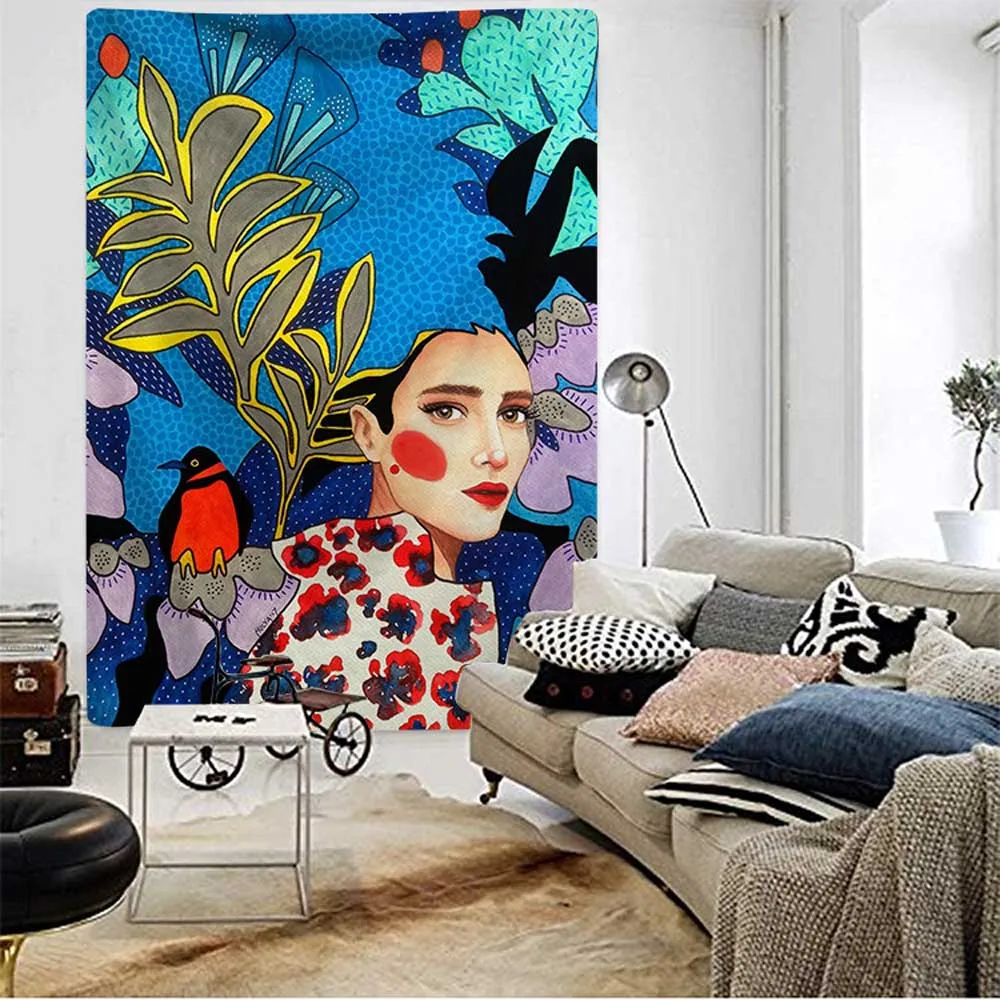 Гобелен в стиле бохо с изображением мандалы для гостиной украшения дома | Дом и