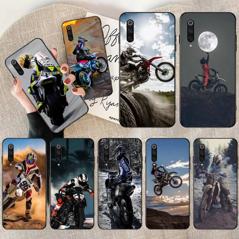 NBDRUICAI мотокросс мотоцикл спортивный чехол для телефона Xiaomi Mi9 9SE 8SE Pocophone F1 Mi8