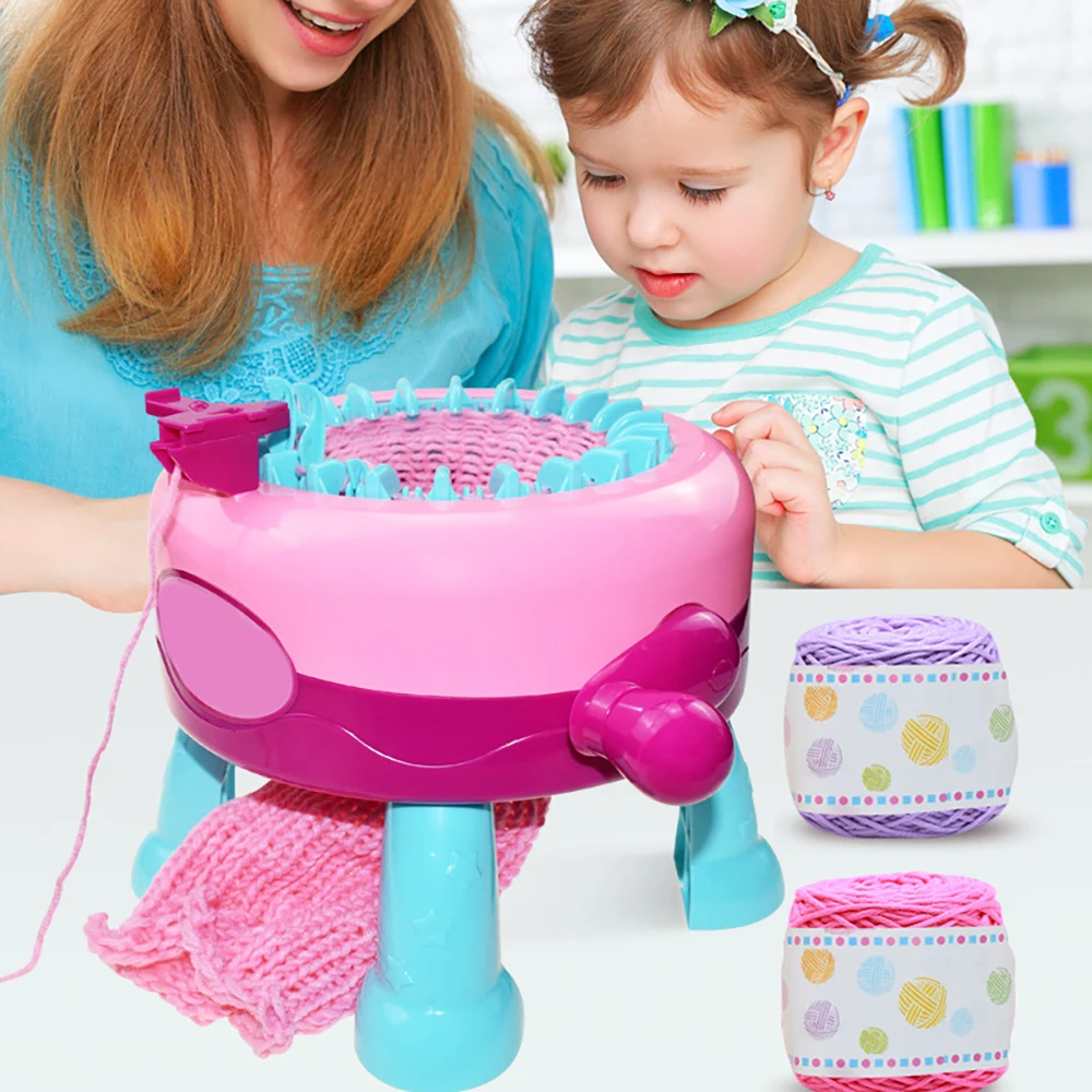 

Children'S Toys Hand Knitting Machine Wool Weaving Loom Color Knitting Machine Plastic Knitting Tools