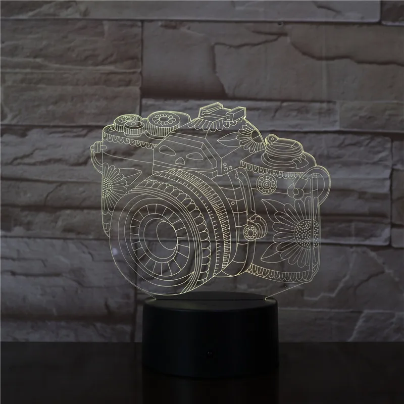 Камера 3D USB светодиодный светильник украшение для дома детская одежда сна Цвета