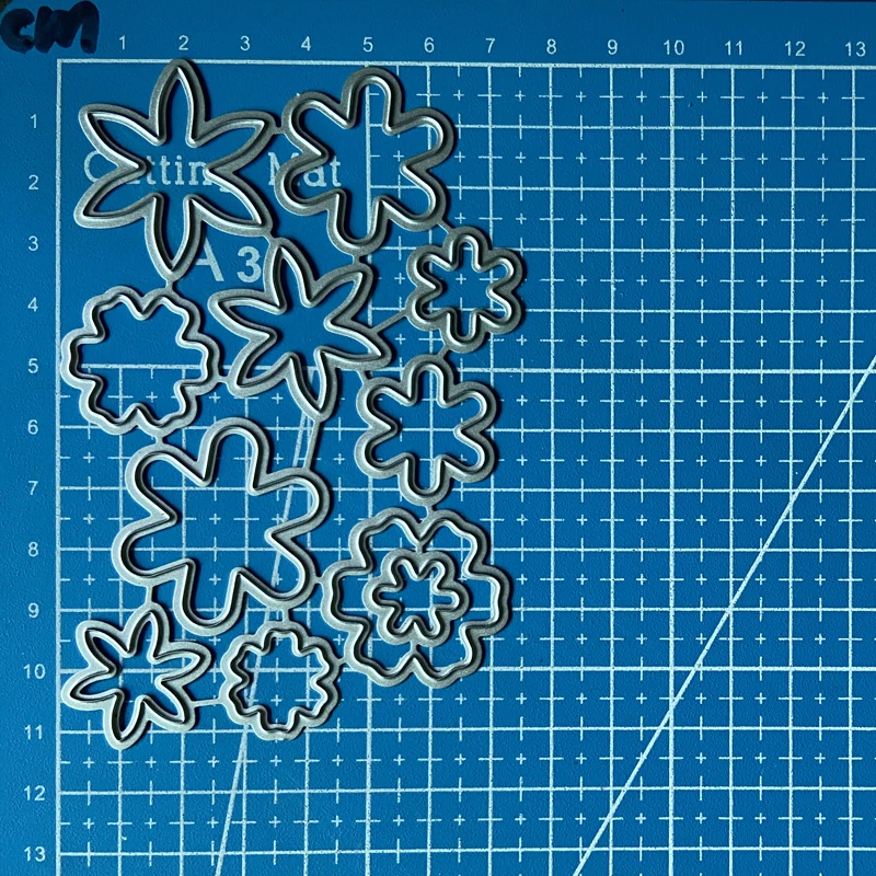 

Lucky Goddess Metal Cutting Dies Flower set #3 diy Scrapbooking Photo Album Decorative Embossing Paper Card Crafts Die
