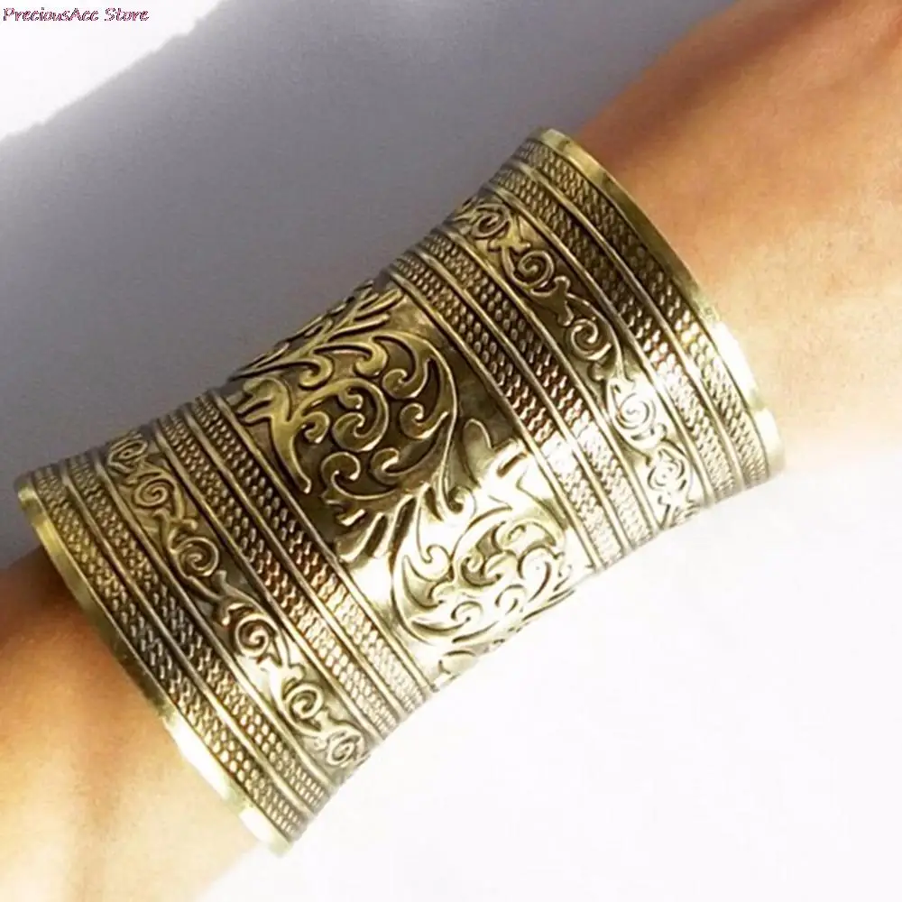 1 шт. модный Для женщин панк металлический в готическом стиле с длинным широким