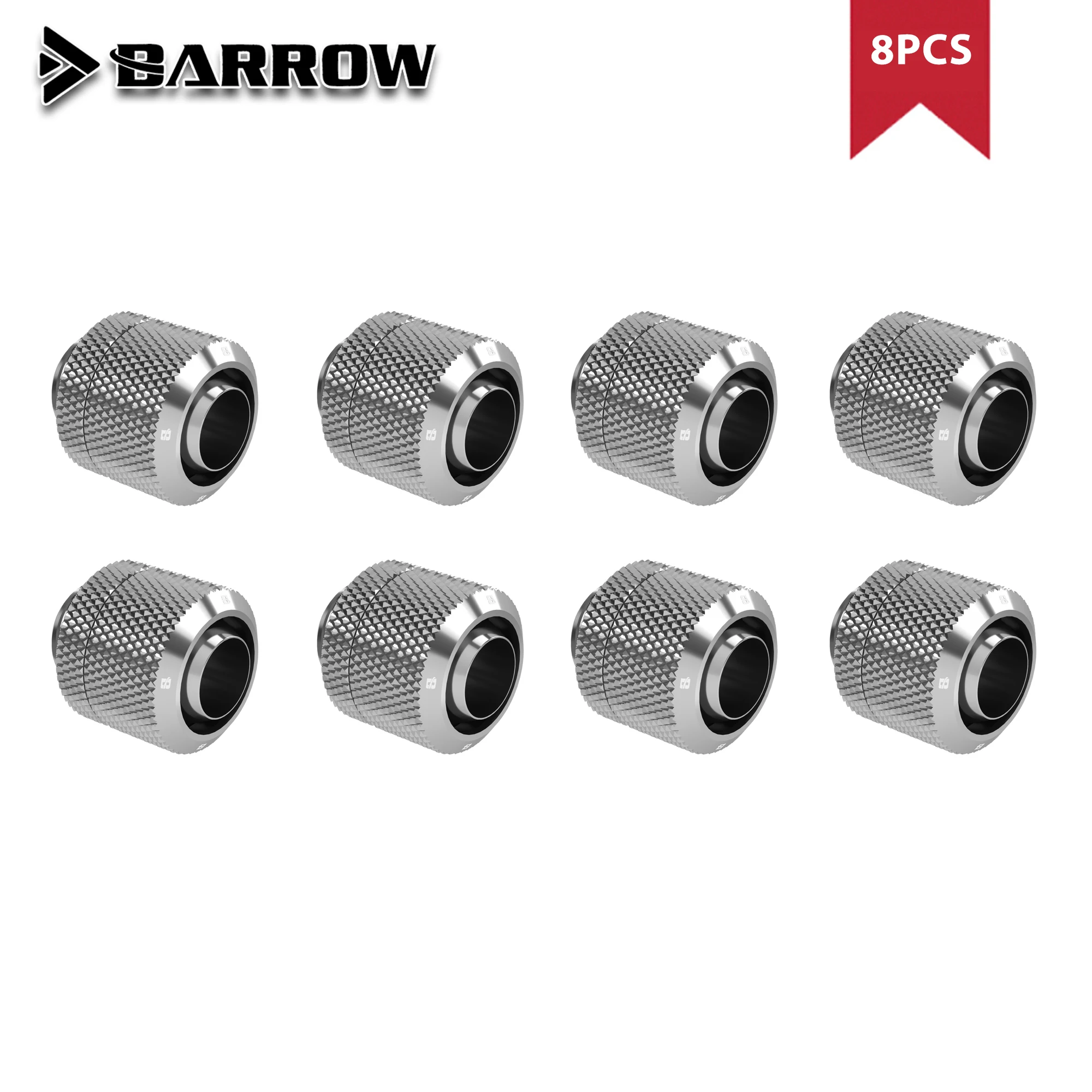 barrow 8pcs1012pcs for id10mm od16mm soft pipes 38id 58od or id10mm od13mm tube 38id 12od g14 hose fittings free global shipping