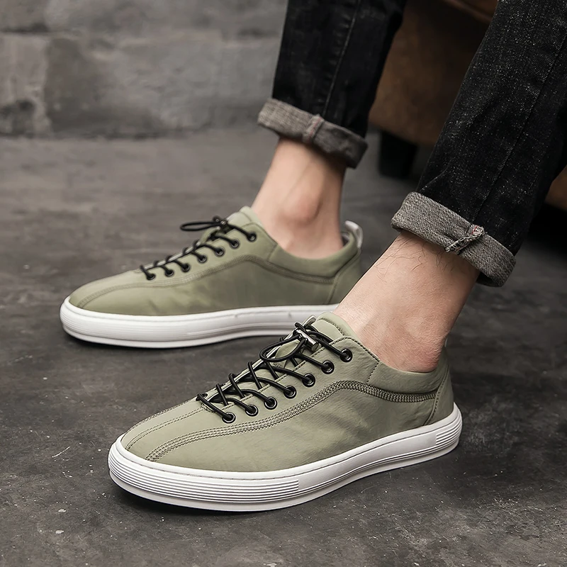 

Summer New Arrival Men's Casual Comfort Shoes Fashion Round Toe Breathable Ice Silk Cloth Man Trending Leisure Shoes Size 38-44