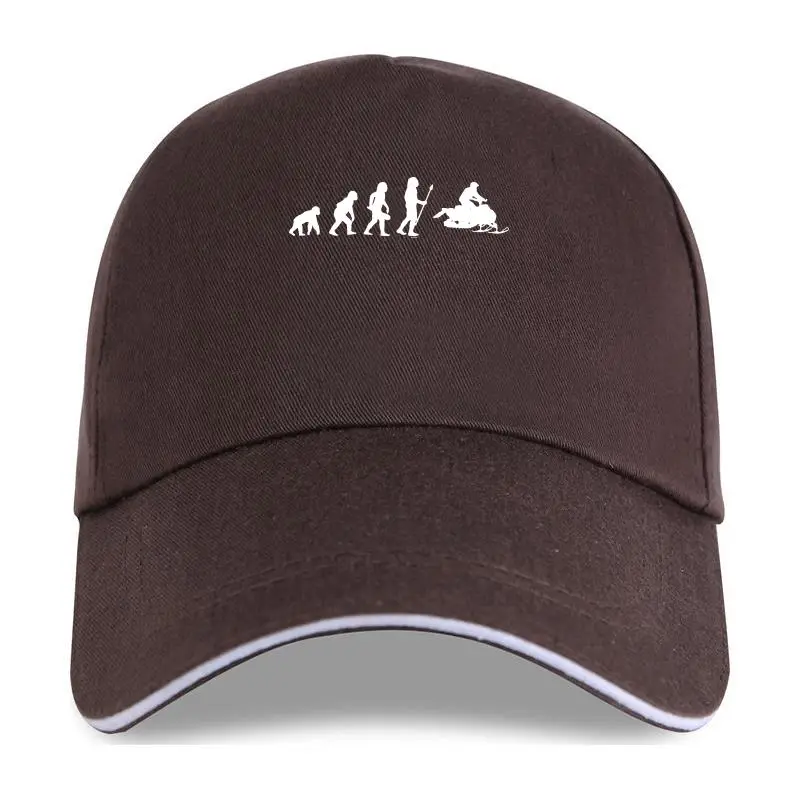 

New 2021 2021est Men'S Funny Evolution Of Humans Snowmobile Rider Logo Kids Boys Girls Unisex 3XL Band Baseball cap T-Shir
