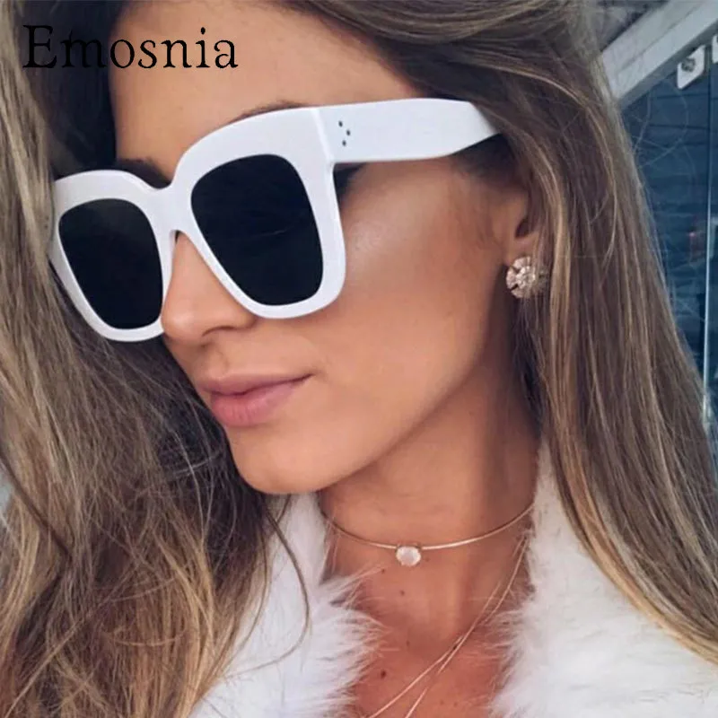 

Солнцезащитные очки Emosnia 2021 квадратные леопардовые женские ретро большие модные кошачий глаз классические винтажные уличные солнцезащитн...