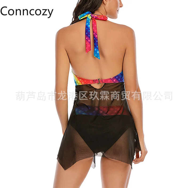 

8XL Plus Size Bikinis Mesh 2 Piece Set Women Swimsuit Thong Bikini Sexy Swimwear Bathing Suit Brazilian Summer Bikini Set Beach